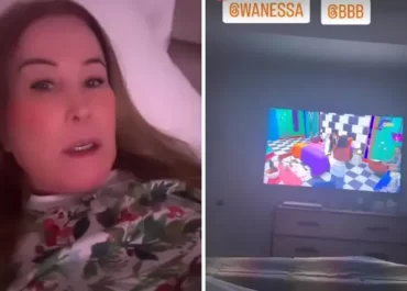 BBB24: Zilu ‘madruga’ assistindo Wanessa e diz que ‘mãe sofre’